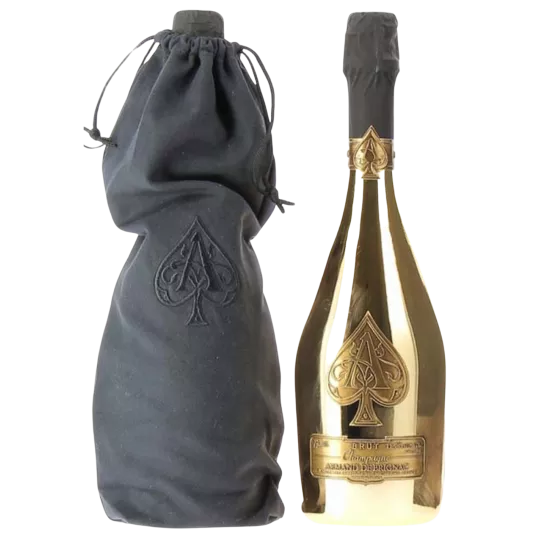 ARMAND DE BRIGNAC champagne Brut Gold with bag