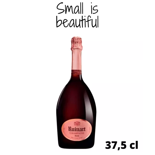 Half Bottle of champagne RUINART Rosé