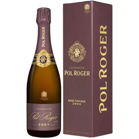 シャンパーニュ ポル・ロジェ ロゼ 2009: 赤い果実とブリオッシュのノートを持つエレガントなヴィンテージ。在庫あり。