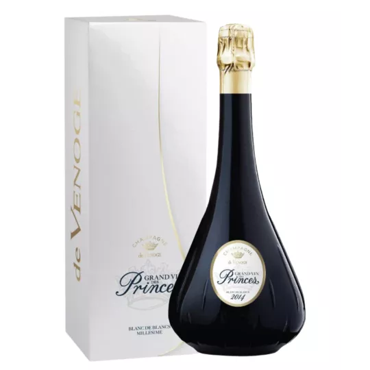 シャンパーニュ・ドゥ・ヴノージュ グラン・ヴァン・デ・プランス ブラン・ド・ブラン 2014のボトル、正面図