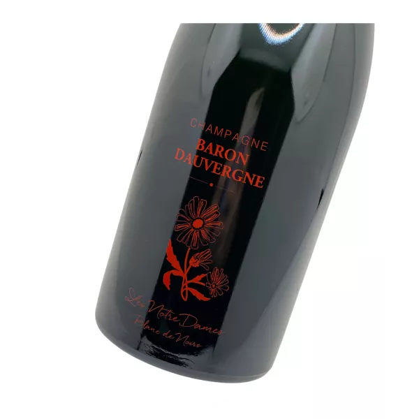 Blanc de noirs Baron Dauvergne champagne Les Notre Dames