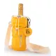 ヴーヴ・クリコ シャンパンボトル（クロスストラップ付きイエローフリースボトルホルダー入り