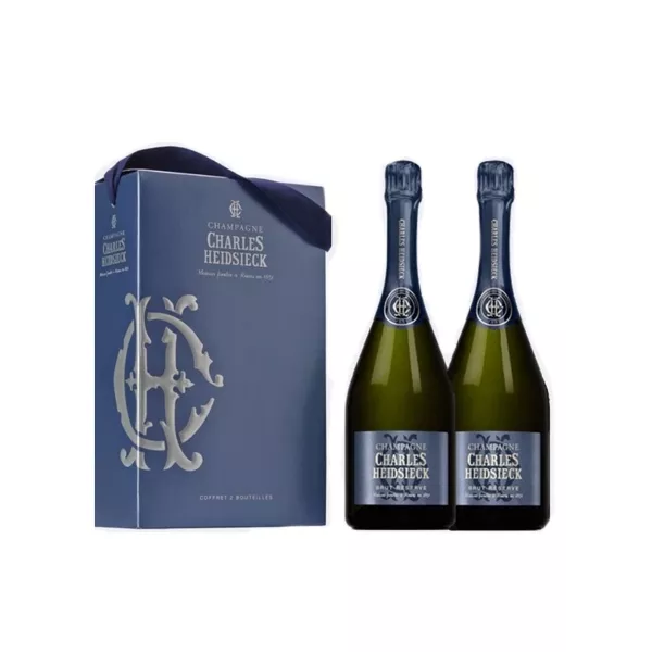 Order online Champagne Gift Set CHARLES HEIDSIECK 2 Bottles Brut Reserve