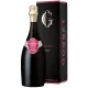 Bottle of Champagne GOSSET Grand Rosé Brut with case