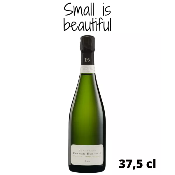 Half Bottle of FRANCK BONVILLE Champagne Brut Grand Cru Blanc de Blancs