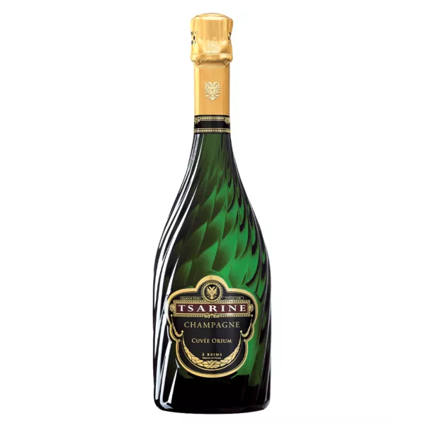 Champagne Tsarine Cuvée Orium - Elegance and finesse in a bottle adorned with a golden label.